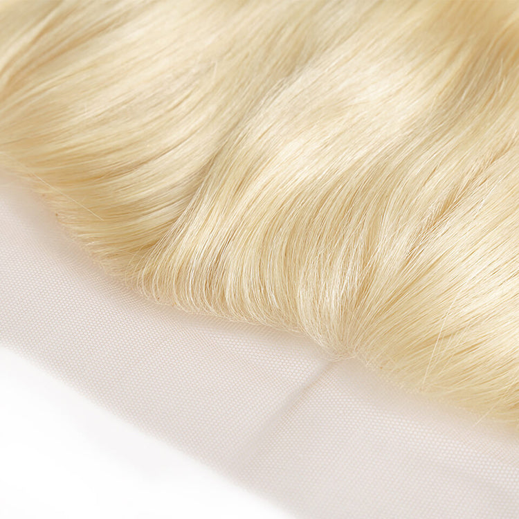 #613 Blonde 13*4 Lace Frontal Body Wave - cexxyhair.com