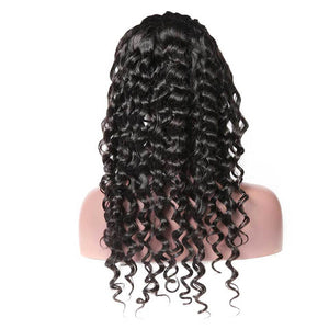 NATURAL WAVE LACE WIG/BOB WIG/FULL LACE WIG HIGH DENSITY HUMAN HAIR WIG - cexxyhair.com