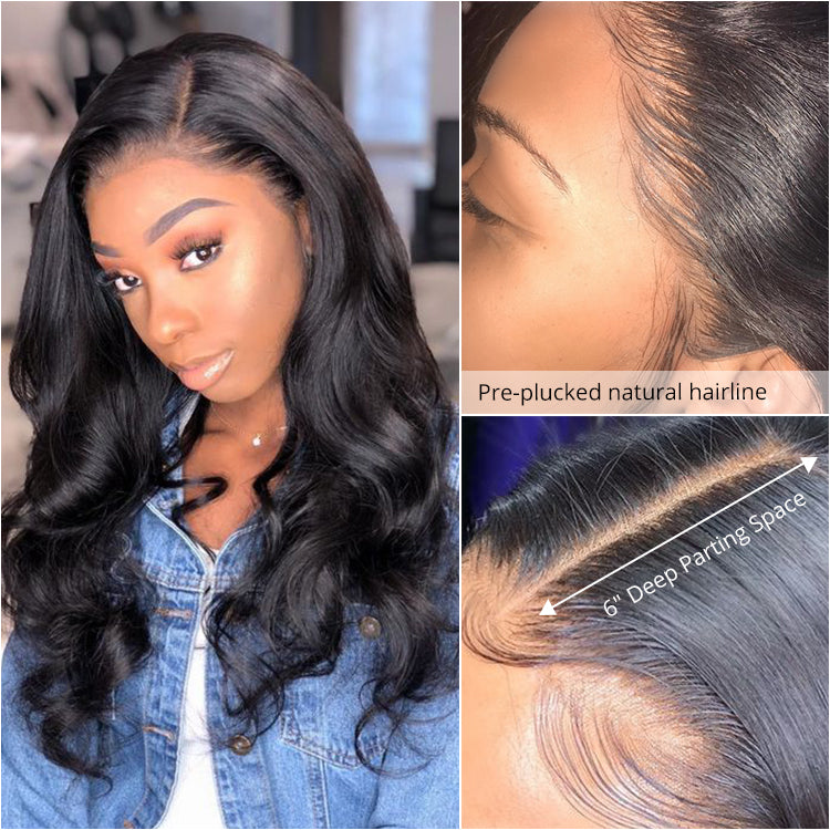 9A Body Wave 13x6 Lace Front Wig Virgin Hair Upgraded 2.0