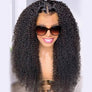 360 Kinky Curly Lace Frontal Wig Pre-Plucked 100% Virgin Human Hair Wigs