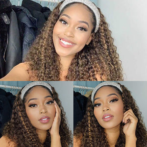 Hot Selling 4/27 Highlight Color Deep Curly 13x4 4x4 Lace Wig Pre-plucked Hairline