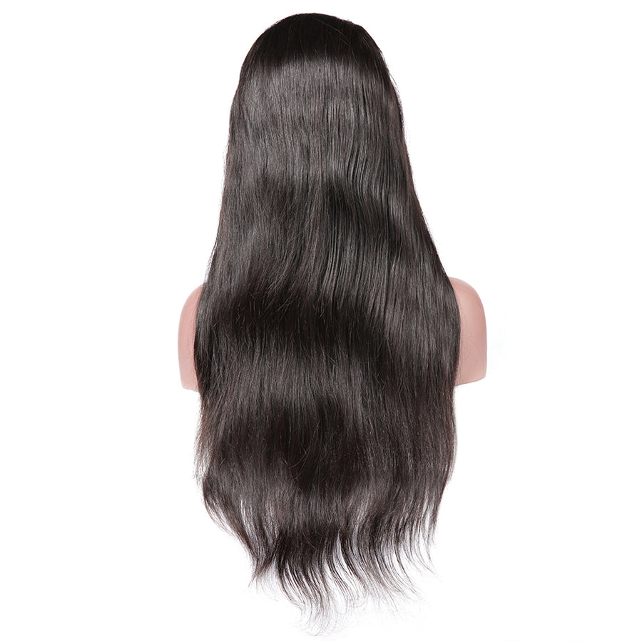 Straight Full Lace Wig With Baby Hair 100% Human Hair Wigs - cexxyhair.com