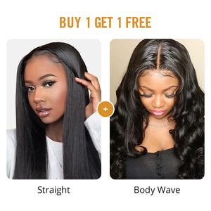 Pay 1 Get 2 Wigs, 9A 13x6 lace front wig virgin human hair