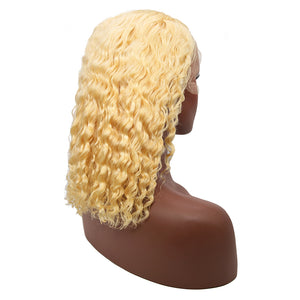 613 Curly Bob Wig Short Human Hair Wigs 150% 200% Density - cexxyhair.com