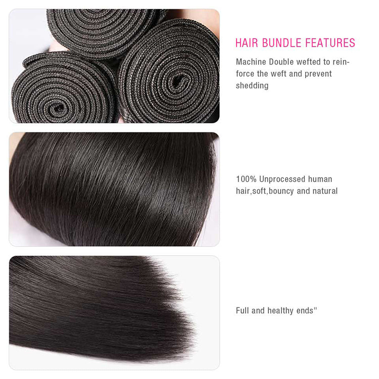 CEXXY Luxury Series Virgin Hair Straight Bundle Deal - cexxyhair.com