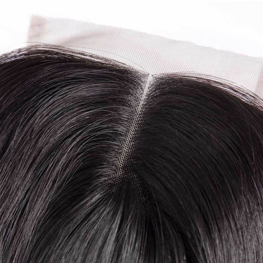 6x6 Closure Swiss Lace Straight Uprocessed Human Virgin Hair