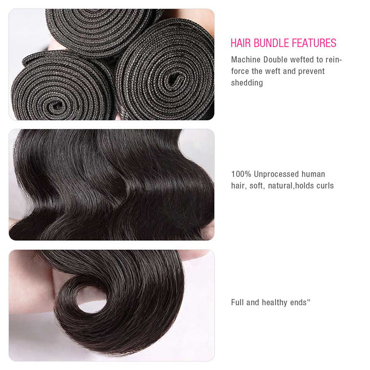 CEXXY Luxury Series Virgin Hair Body Wave Bundle Deal - cexxyhair.com