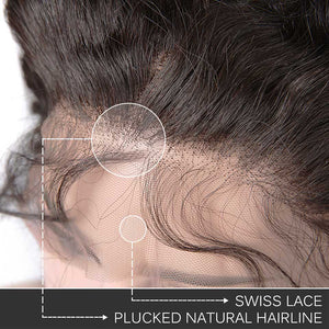 CEXXY Hair 360 Lace Frontal Human Hair Deep Wave - cexxyhair.com