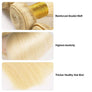 613 Blonde Straight Long Hair Series Virgin Hair Bundle Deal Cexxy Hair