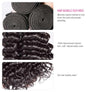 CEXXY Popular Series Transparent 4*4 Closure + 10A Brazilian Virgin Hair Deep Wave 3 Bundles