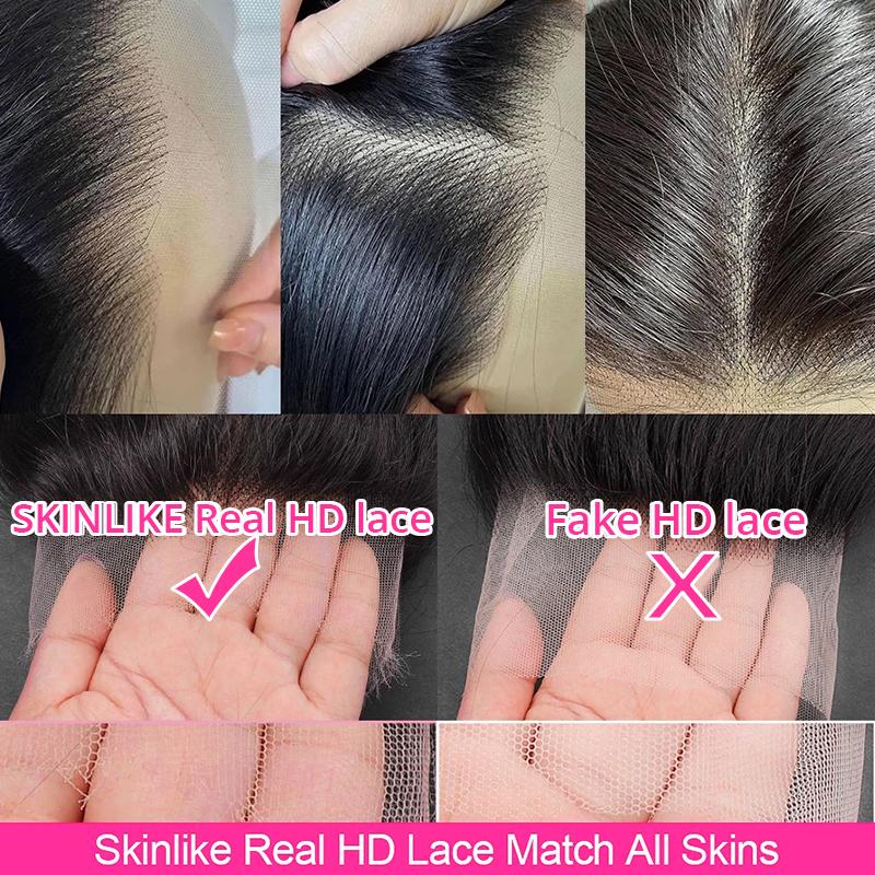 HD Lace 5x5 Water Wave Closure Wigs Brazilian Virgin Hair