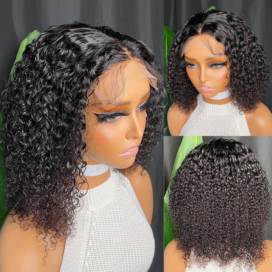 4x4 Lace Frontal Wig Transparent Lace 180% Density