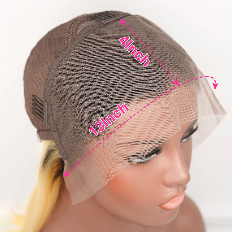 1B 613 Blonde Bob Wig Short Human Hair Wigs 150% 200% Density - cexxyhair.com