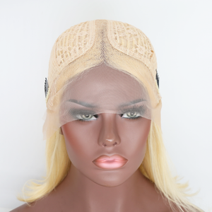 613 Blonde Wig T Part Body Wave Lace Front Wig Human Virgin Hair