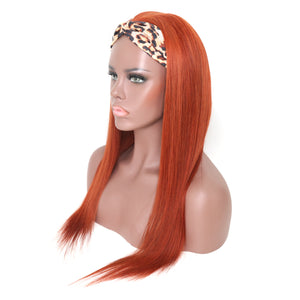 #33 Color Headband Wig 180% Density Straight Glueless Virgin Hair