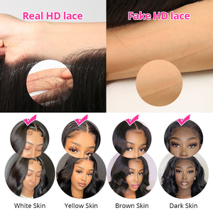 CEXXY Hair 13x4 Brazilian Hair HD Invisible Lace Frontal Body Wave