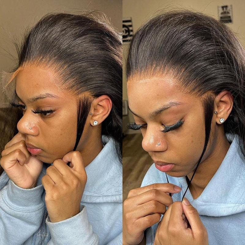 CEXXY Hair 13*4 Brazilian Hair HD Invisible Lace Frontal Straight