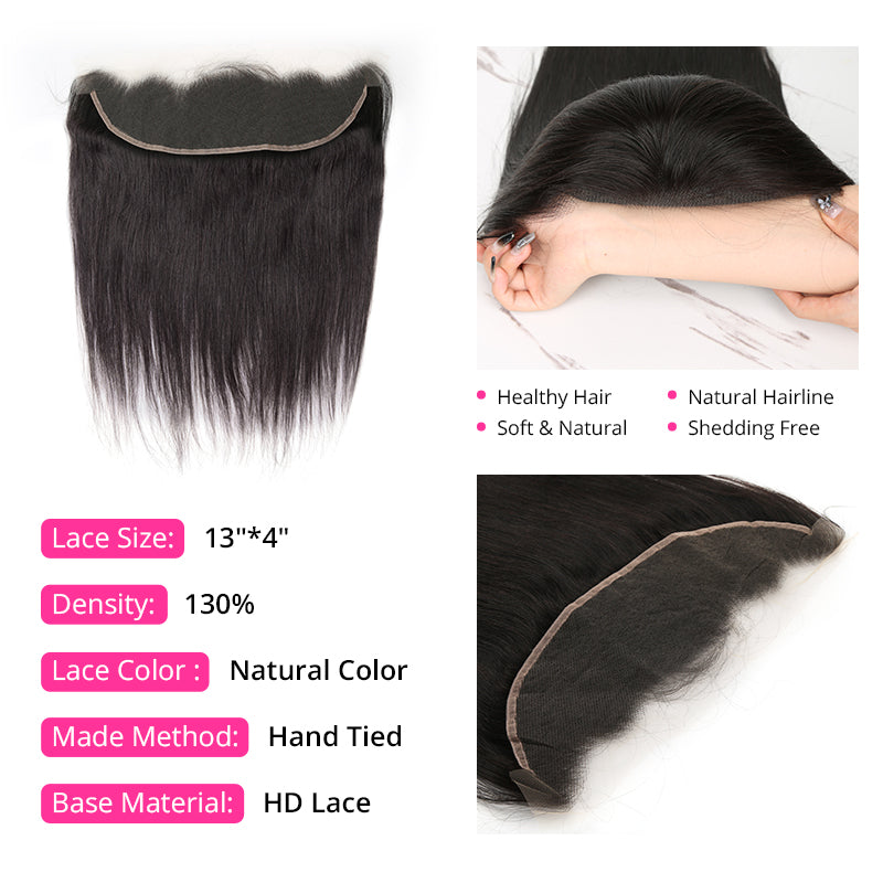CEXXY Hair 13*4 Brazilian Hair HD Invisible Lace Frontal Straight