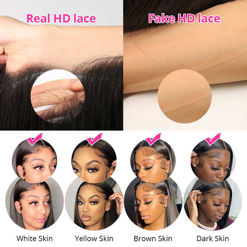 CEXXY Hair 13*4 Brazilian Hair HD Invisible Lace Frontal Straight