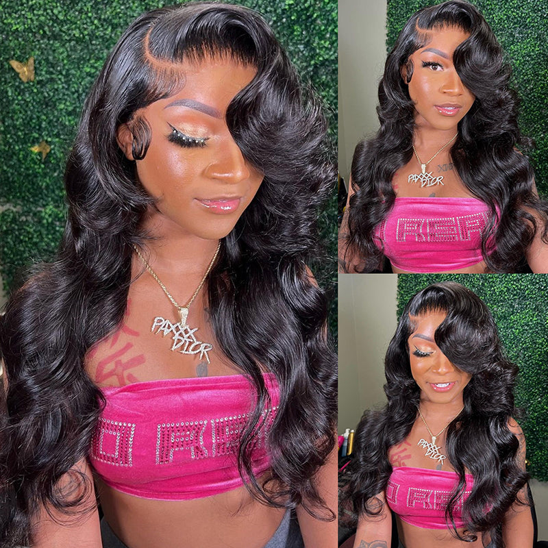 CEXXY Hair 360 Real HD Lace Frontal Wig Body Wave Human Virgin Hair