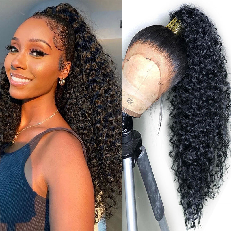 CEXXY Hair 360 Real HD Lace Frontal Wig Curly Deep Wave Human Virgin Hair