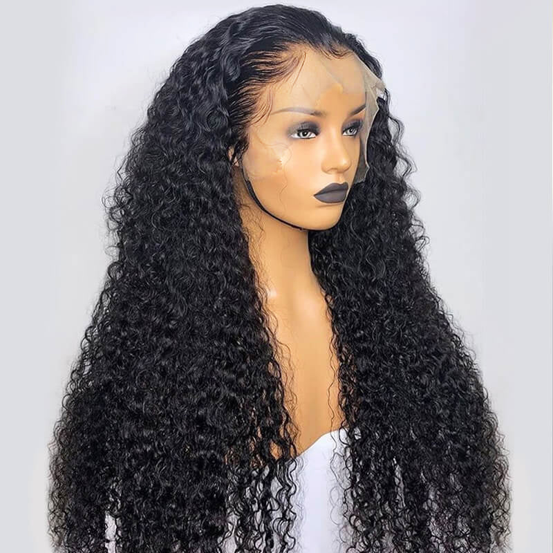 30-40in Long Wig HD Lace 13x4 Lace Front Wig Curly Deep Wave Undetected Lace Frontal