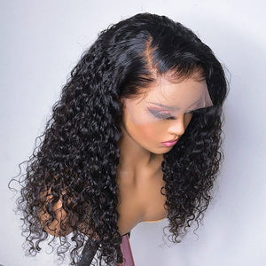 30-40in Long Wig HD Lace 13x4 Lace Front Wig Kinky Curly Undetected Lace Frontal