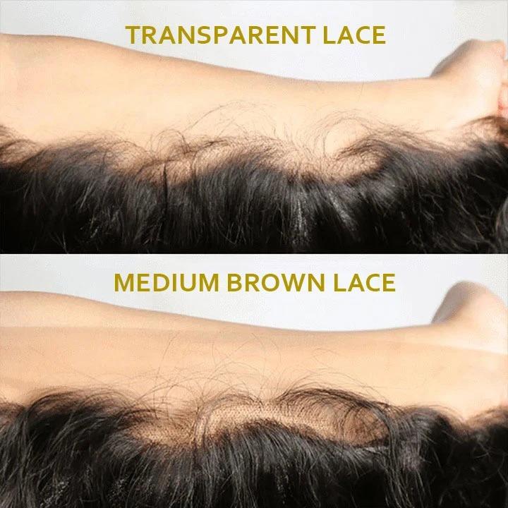 Transparent Lace 6x6 Closure Wigs Natural Wave Brazilian Virgin Hair 180% Density