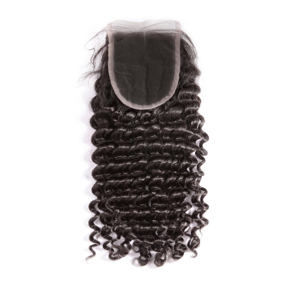 CEXXY Hair 5*5 Brazilian Hair Lace Closure Deep wave