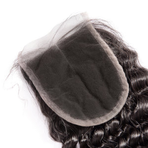 CEXXY Hair 5*5 Brazilian Hair Lace Closure Deep wave