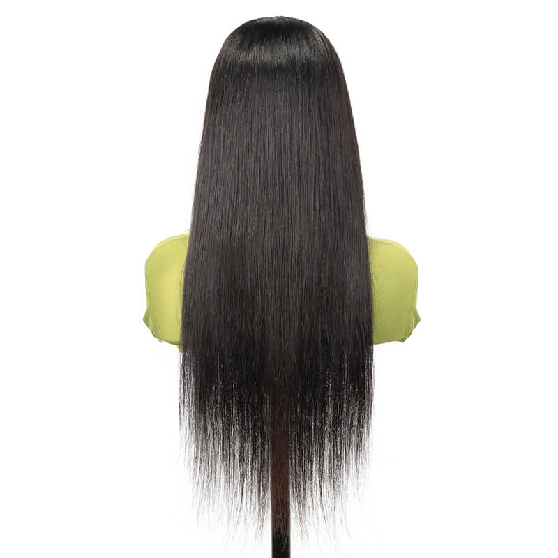 Straight U-Part Wig 180% Density 18inch No Glue Upgrade U-Part Wig For Women