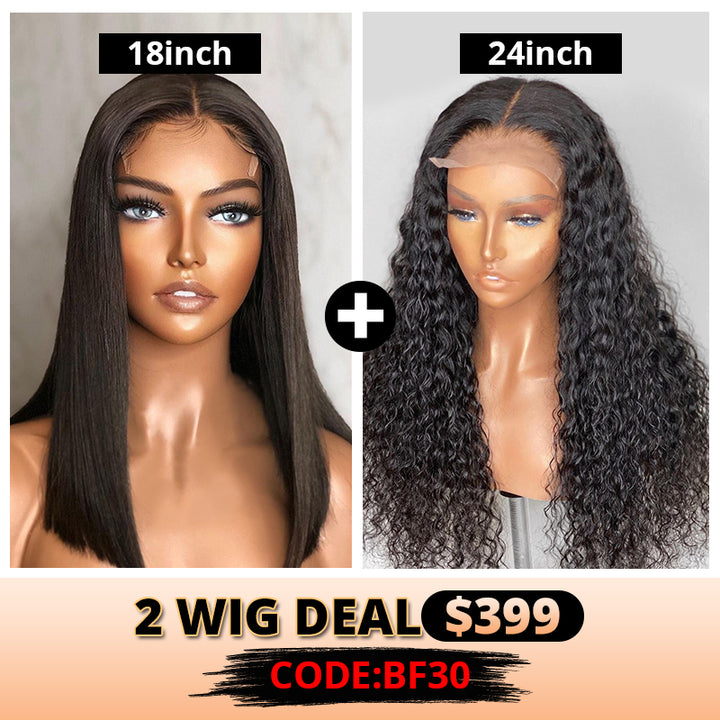 2 Wig Deal 4x4 Lace Closure Wig