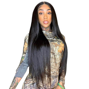 cexxy hair -13X6 T part human hair wig-long hair -virgin hair wig-180% density