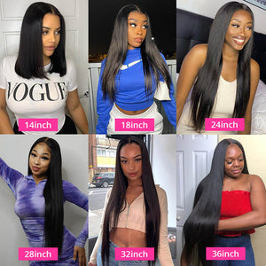 human hair wig from 14inch to 36 inch long, choose the length of human hair wigs