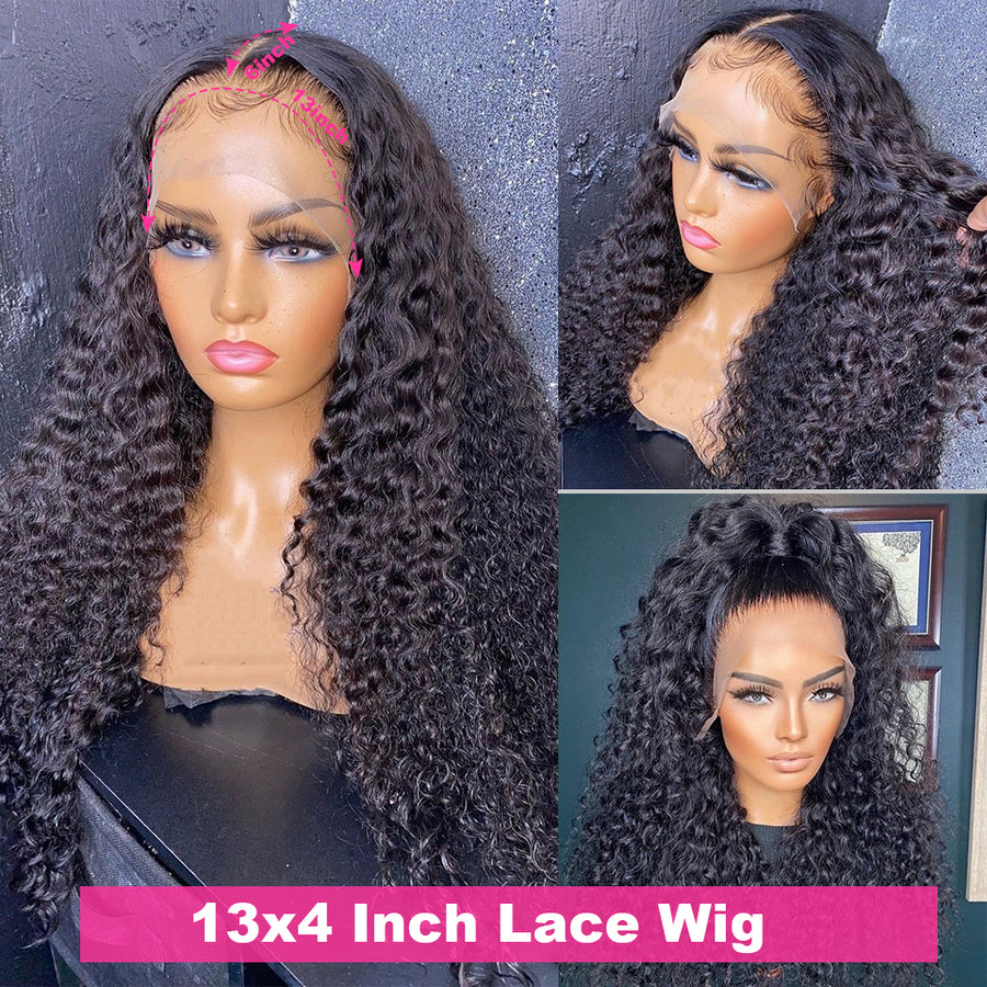 HD Lace 13x4 Lace Front Wig Water Wave Undetected Lace