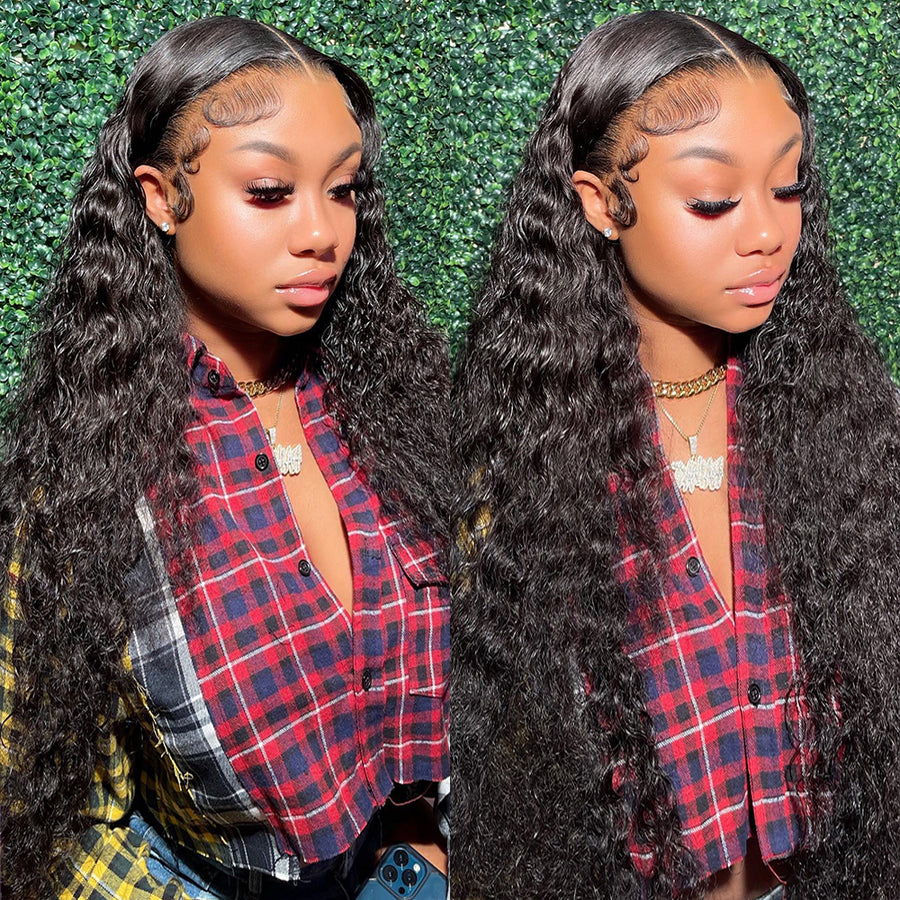 HD Lace 13x4 Lace Front Wig Water Wave Undetected Lace