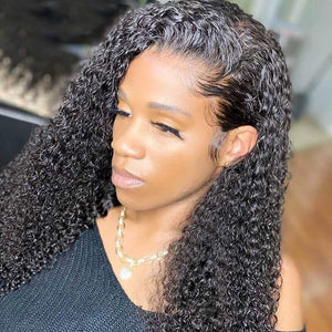 HD Lace 13x4 Lace Front Wig Curly Deep Wave Undetected Lace Frontal