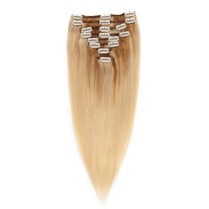 #blonde Straight Hair Clips Hair For Black Woman