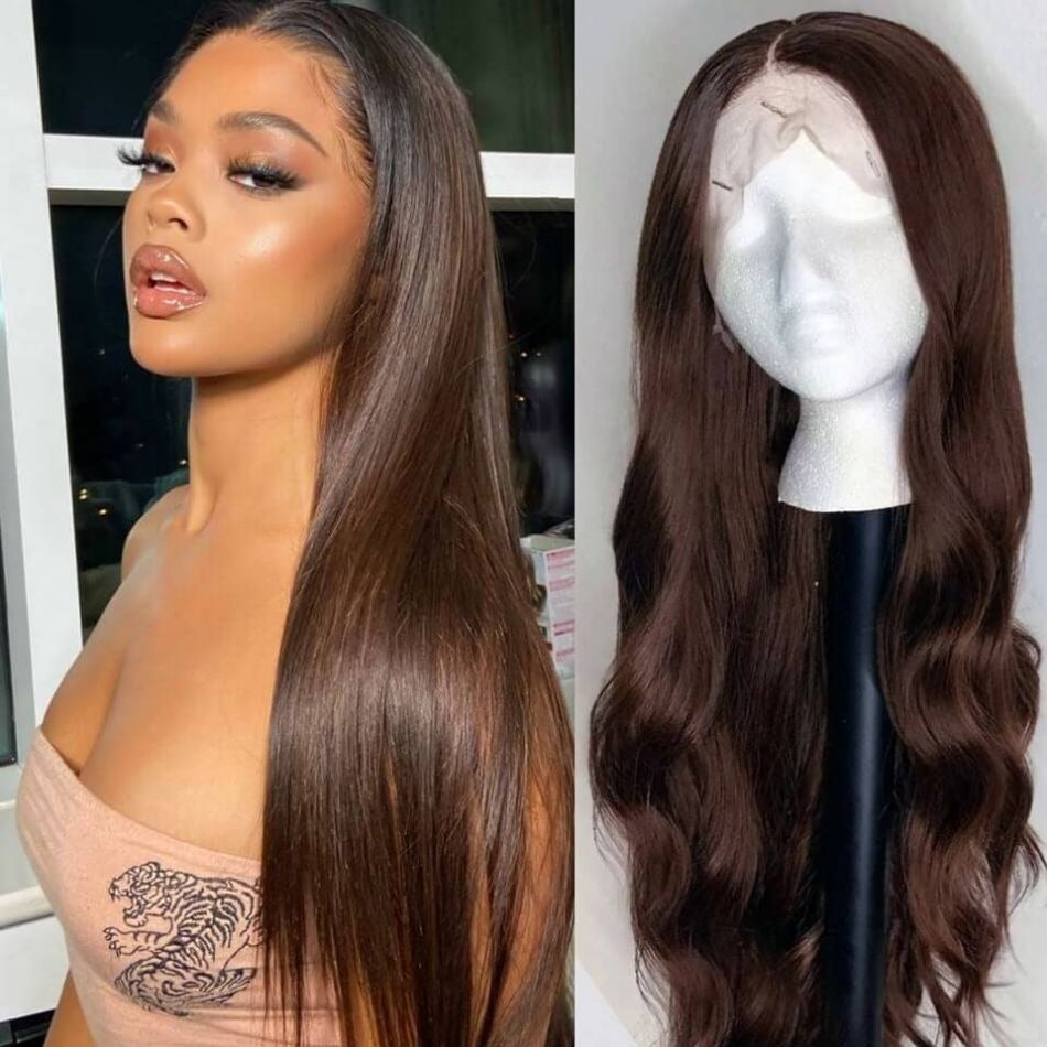 1B/4 Color Ombre Human Hair 13×4 Lace Front Wig 180% Density