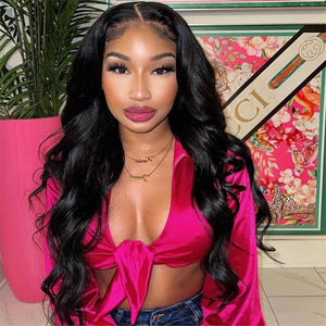 30-40in Long Wig HD Lace 13x4 Lace Front Wig Body Wave Undetected Lace Frontal