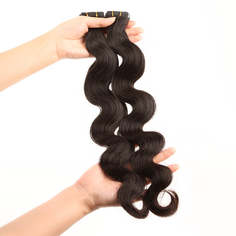 New arrivals body wave tapes hair for black woman 50G/20PCS