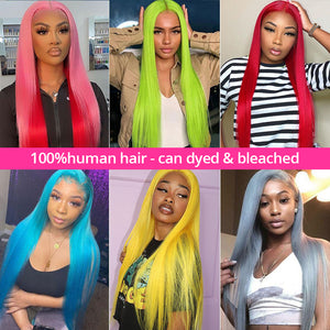 613 Blonde Wig Straight Human Virgin Hair 13×4 Lace Front Pre-plucked Hairline