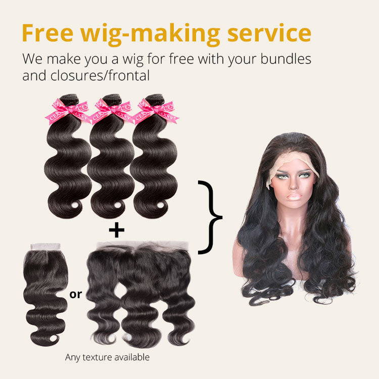 CEXXY Hair provide Free wig-making service for you